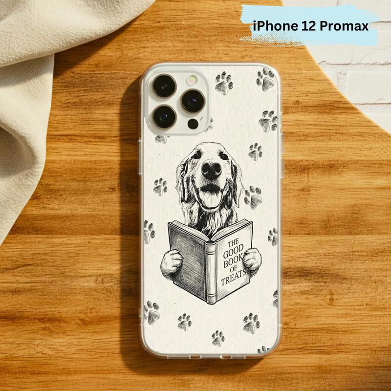 Funny Dog Reading Book - Book Lover Phone Case IPhone