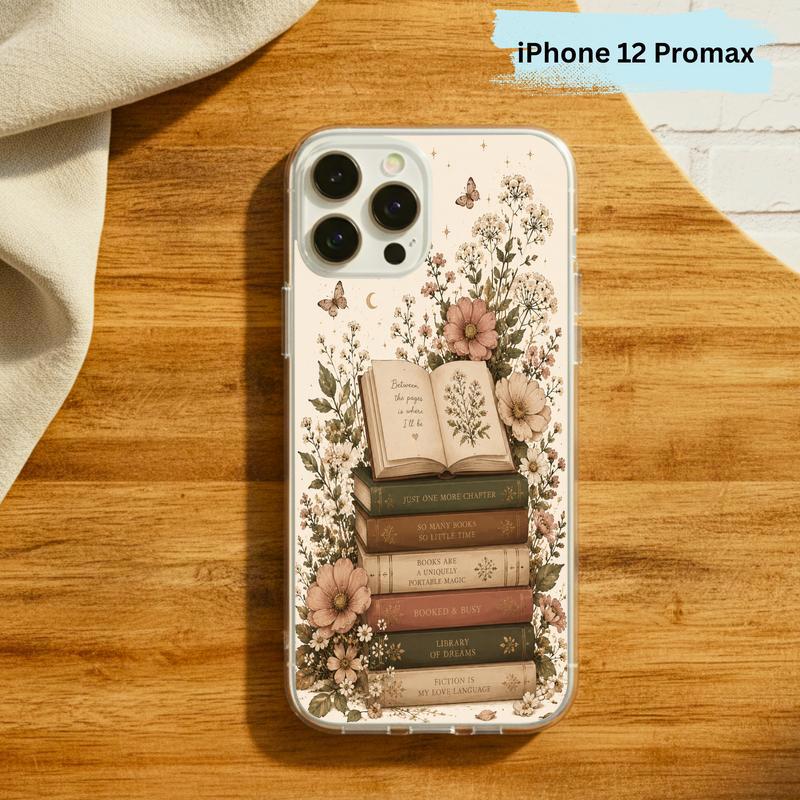 Library Of Dreams In Bloom - Vintage Reader Phone Case IPhone