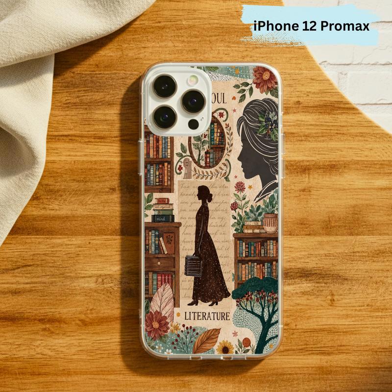 Literature Soul Aesthetic - Vintage Book Lover Collage Phone Case IPhone Literature Soul Aesthetic - Vintage Book Lover Collage Phone Case IPhone