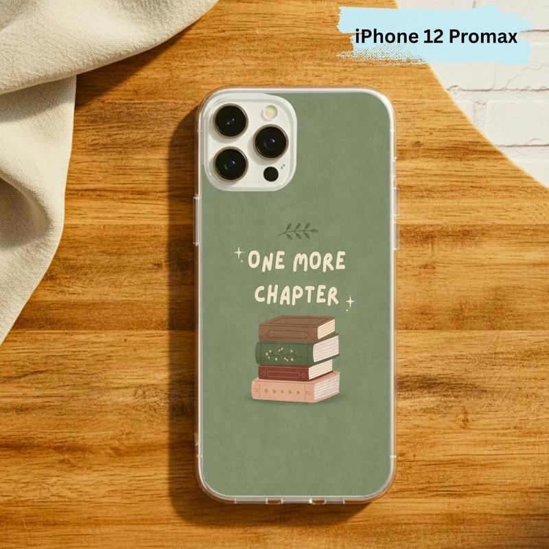 One More Chapter - Minimalist Book Stack Phone Case IPhone
