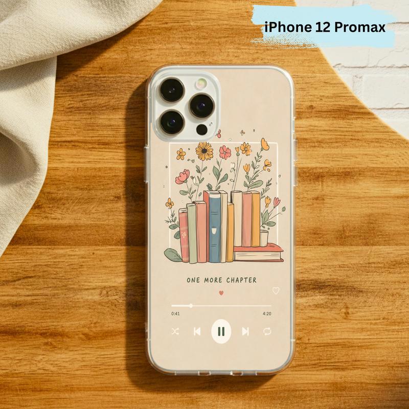 One More Chapter Music Player - Cozy Book Aesthetic Phone Case IPhone