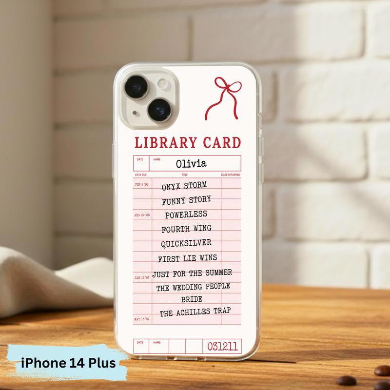 Classic Library Card Revival - Girl Phone Case IPhone