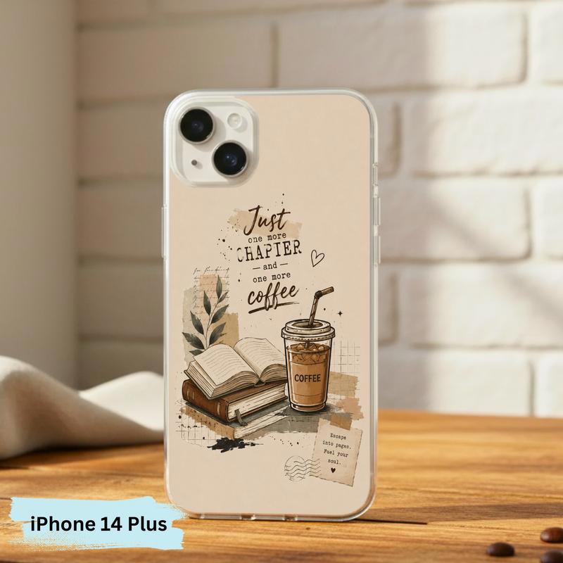 Coffee And Books Aesthetic - Book Lover Phone Case IPhone Coffee And Books Aesthetic - Book Lover Phone Case IPhone