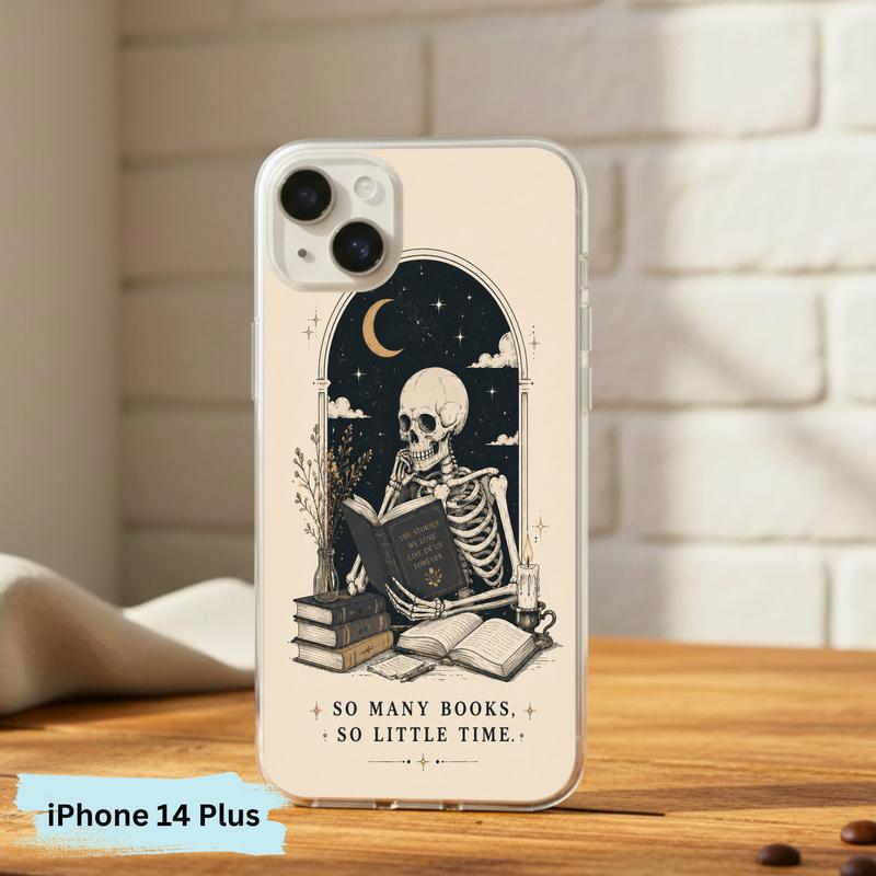 Dark Academia Book Lover - So Many Books So Little Time Phone Case IPhone Dark Academia Book Lover - So Many Books So Little Time Phone Case IPhone