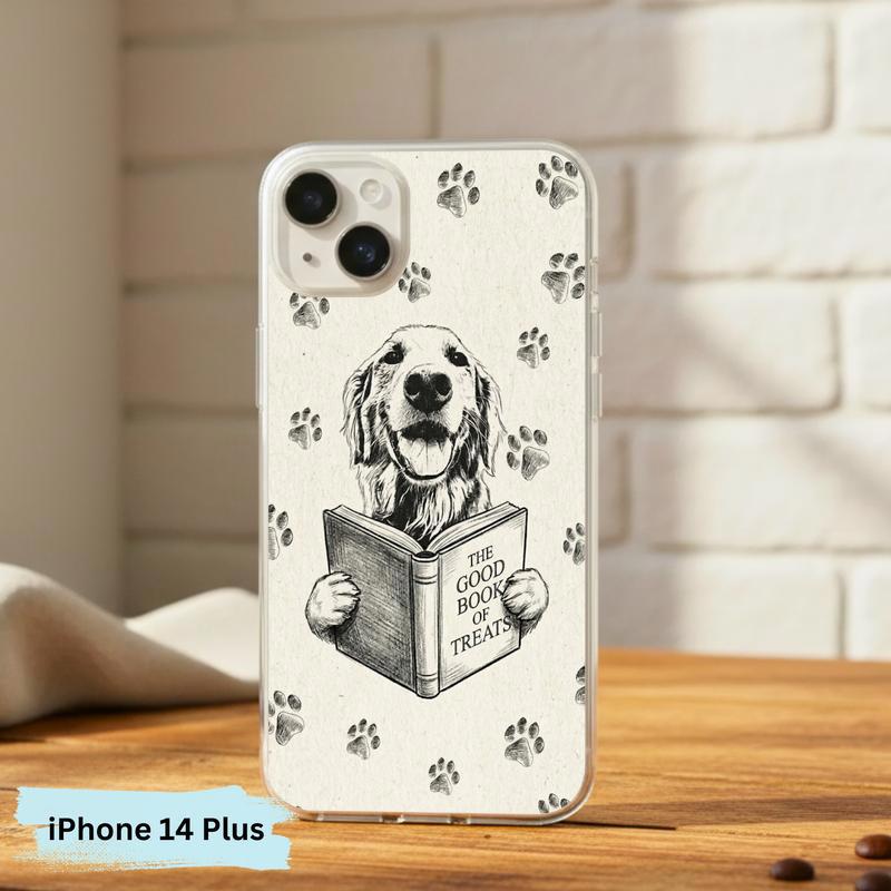 Funny Dog Reading Book - Book Lover Phone Case IPhone