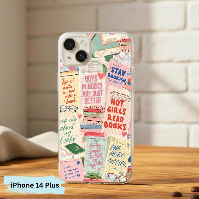 Hot Girls Read Books - Retro Book Lover Phone Case IPhone Hot Girls Read Books - Retro Book Lover Phone Case IPhone