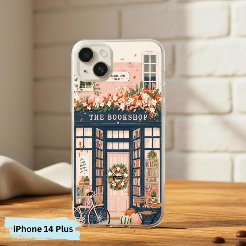 Lovely Gift For Book Lovers - Cozy Bookstore Phone Case IPhone Lovely Gift For Book Lovers - Cozy Bookstore Phone Case IPhone