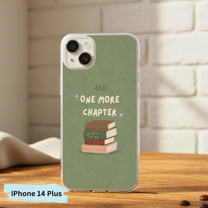 One More Chapter - Minimalist Book Stack Phone Case IPhone