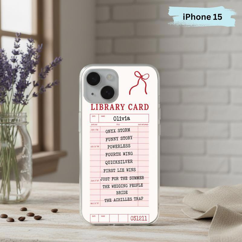 Classic Library Card Revival - Girl Phone Case IPhone