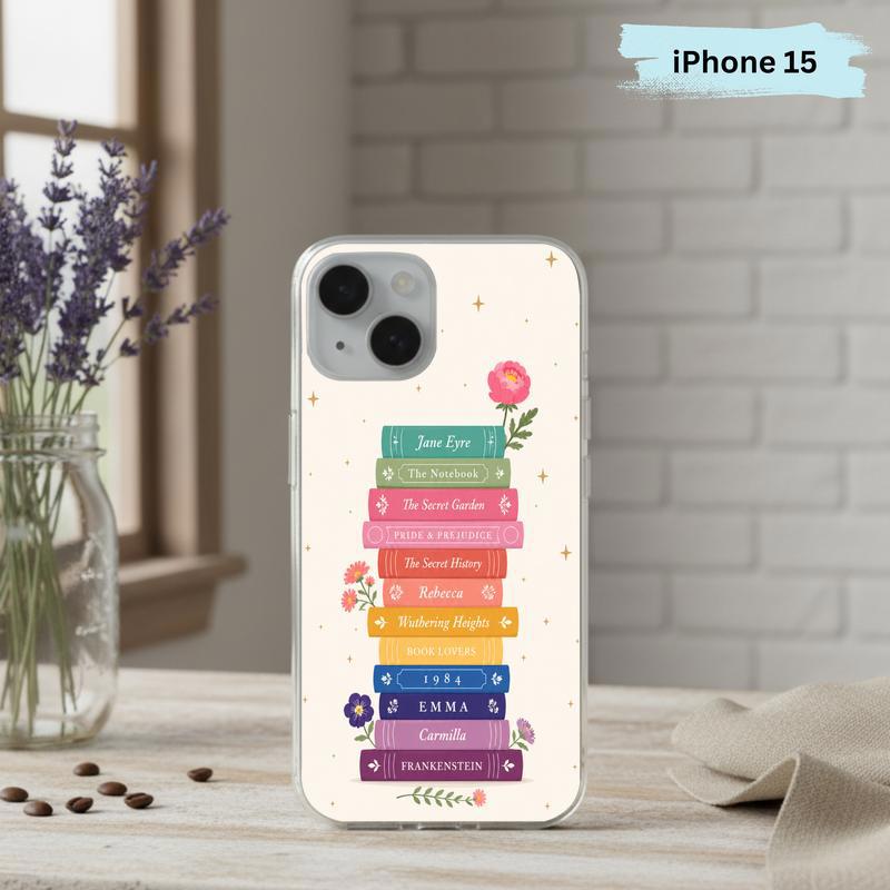 Colorful Book Stack - Classic Literature Phone Case IPhone