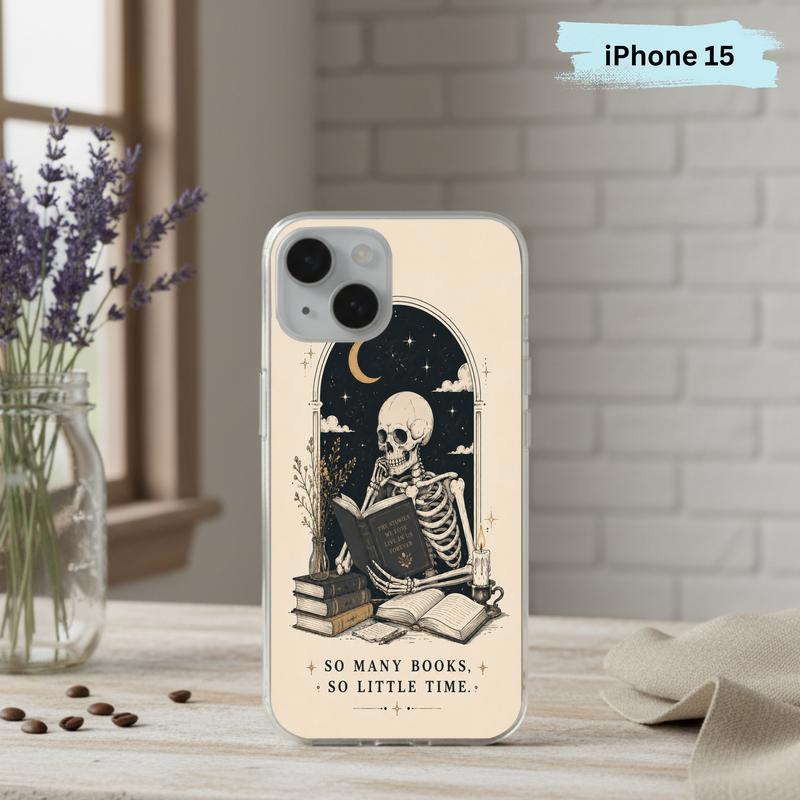 Dark Academia Book Lover - So Many Books So Little Time Phone Case IPhone Dark Academia Book Lover - So Many Books So Little Time Phone Case IPhone
