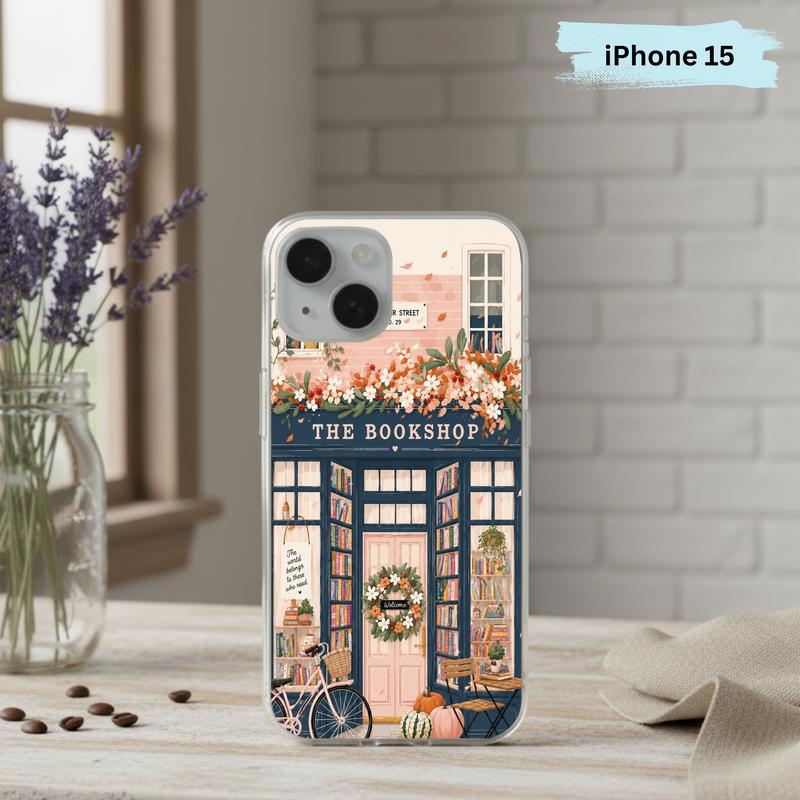 Lovely Gift For Book Lovers - Cozy Bookstore Phone Case IPhone Lovely Gift For Book Lovers - Cozy Bookstore Phone Case IPhone
