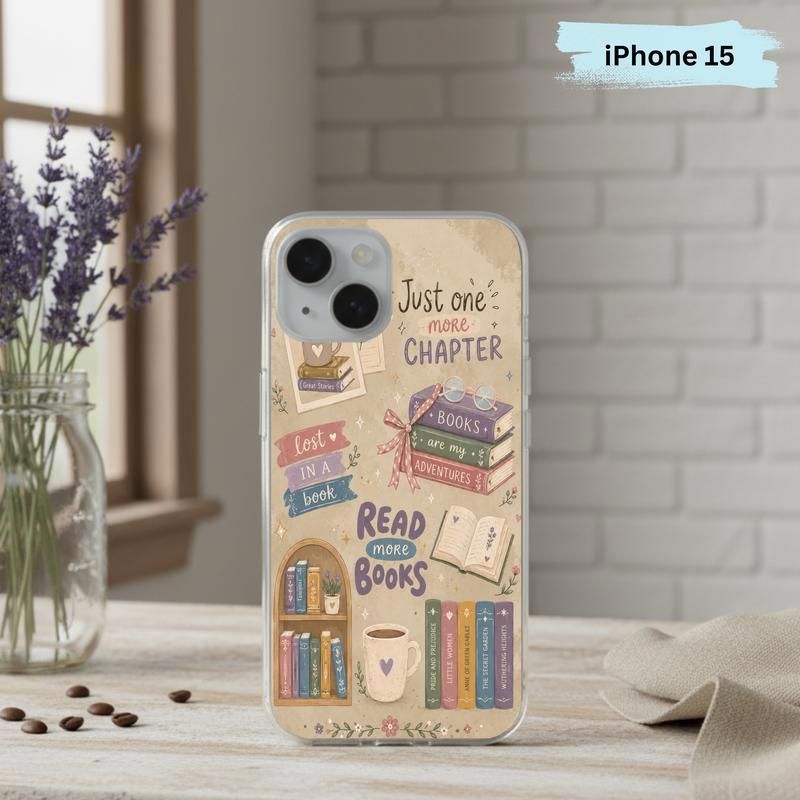 Read More Books Design - Cute Book Lover Phone Case IPhone