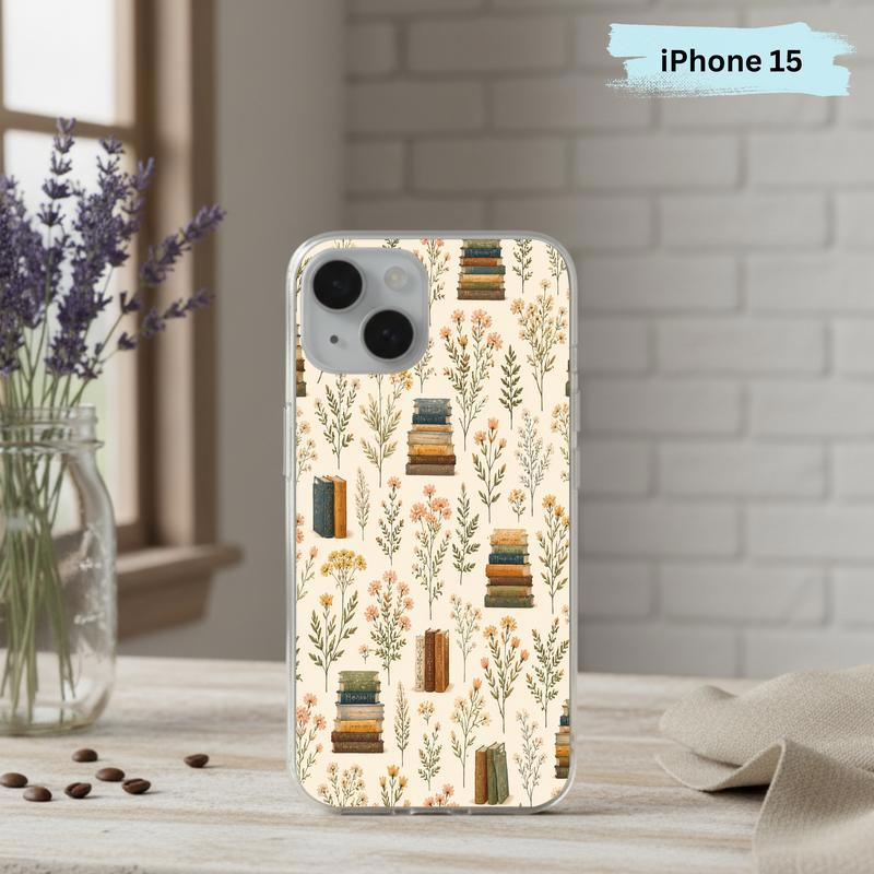 Romantic Reader Style - Vintage Floral Book Phone Case IPhone