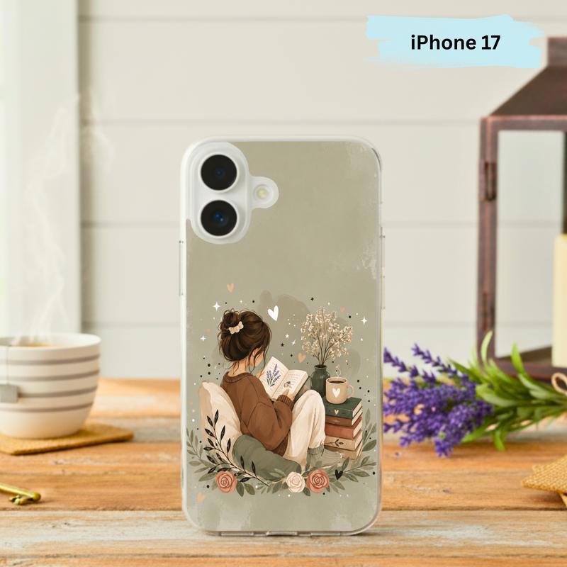 Cozy Girl Reading Vibes - Cottagecore Book Phone Case IPhone - Bookorys