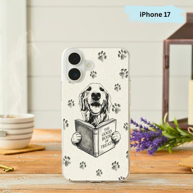 Funny Dog Reading Book - Book Lover Phone Case IPhone - Bookorys