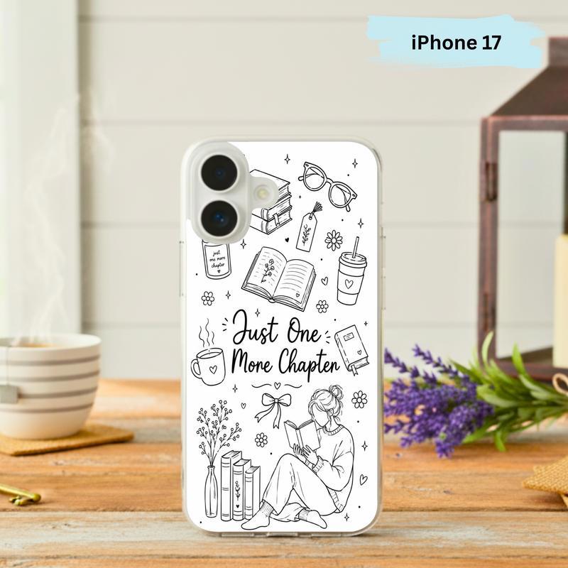 Just One More Chapter - Cute Reader Phone Case IPhone - Bookorys