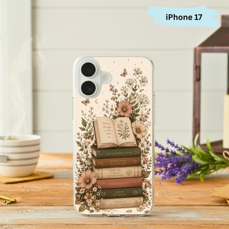 Library Of Dreams In Bloom - Vintage Reader Phone Case IPhone - Bookorys