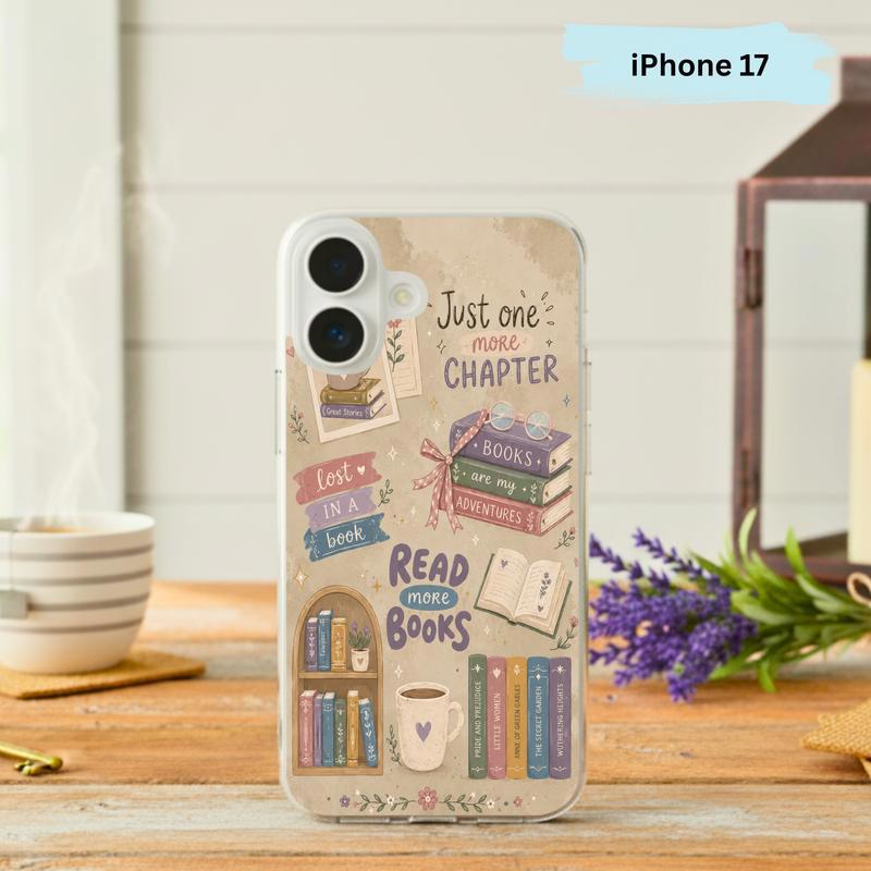 Read More Books Design - Cute Book Lover Phone Case IPhone - Bookorys