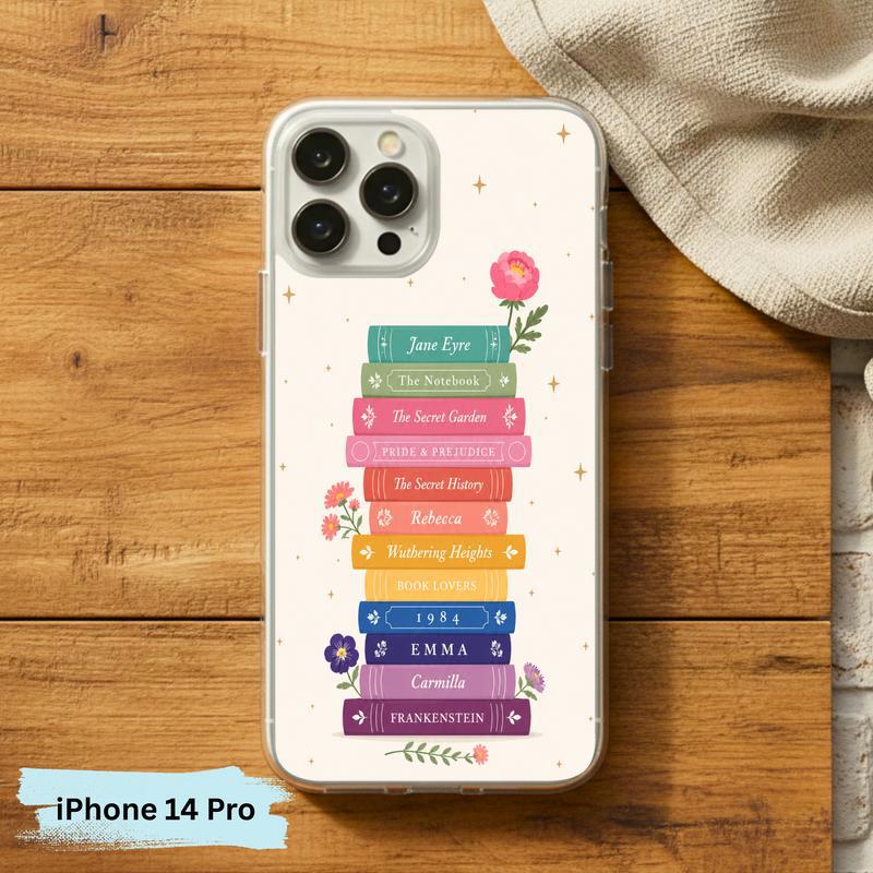 Colorful Book Stack - Classic Literature Phone Case IPhone