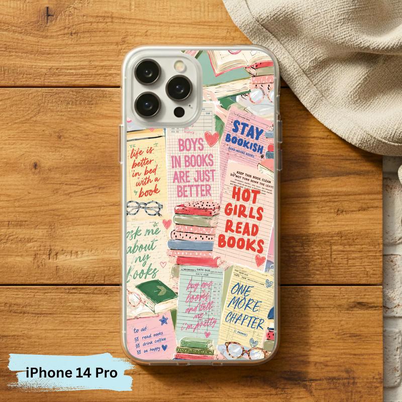 Hot Girls Read Books - Retro Book Lover Phone Case IPhone Hot Girls Read Books - Retro Book Lover Phone Case IPhone