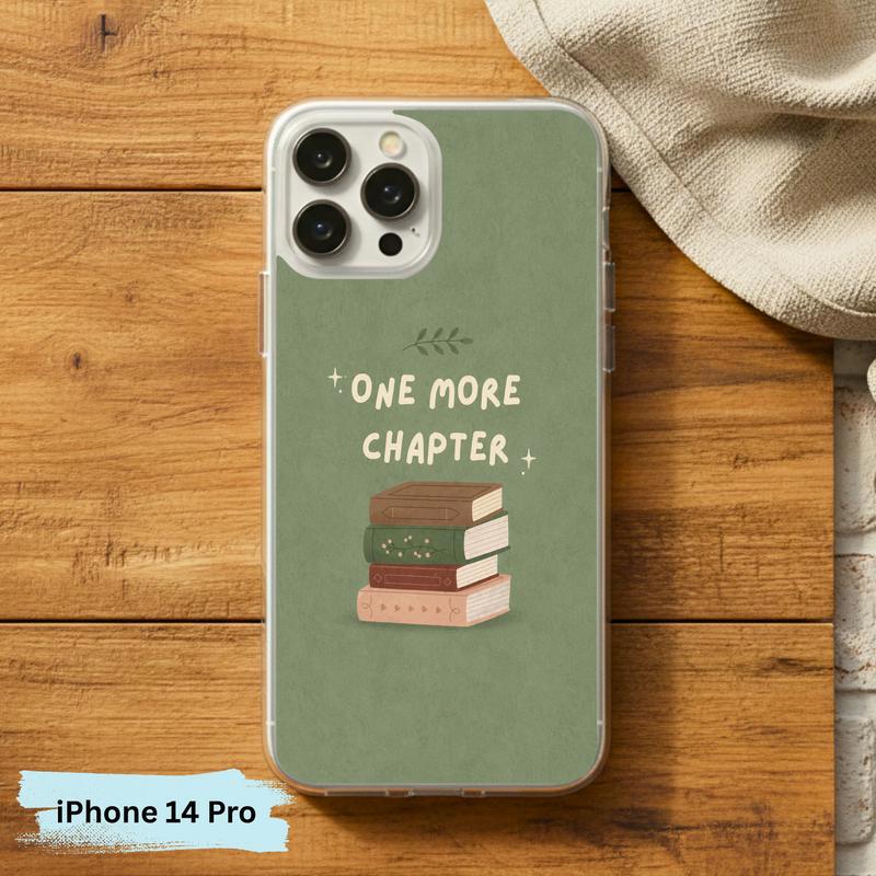 One More Chapter - Minimalist Book Stack Phone Case IPhone