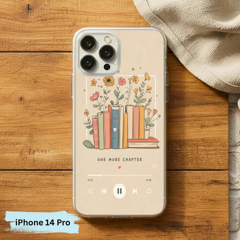 One More Chapter Music Player - Cozy Book Aesthetic Phone Case IPhone