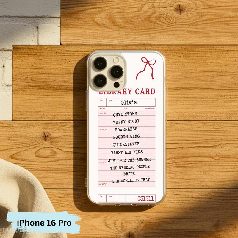 Classic Library Card Revival - Girl Phone Case IPhone