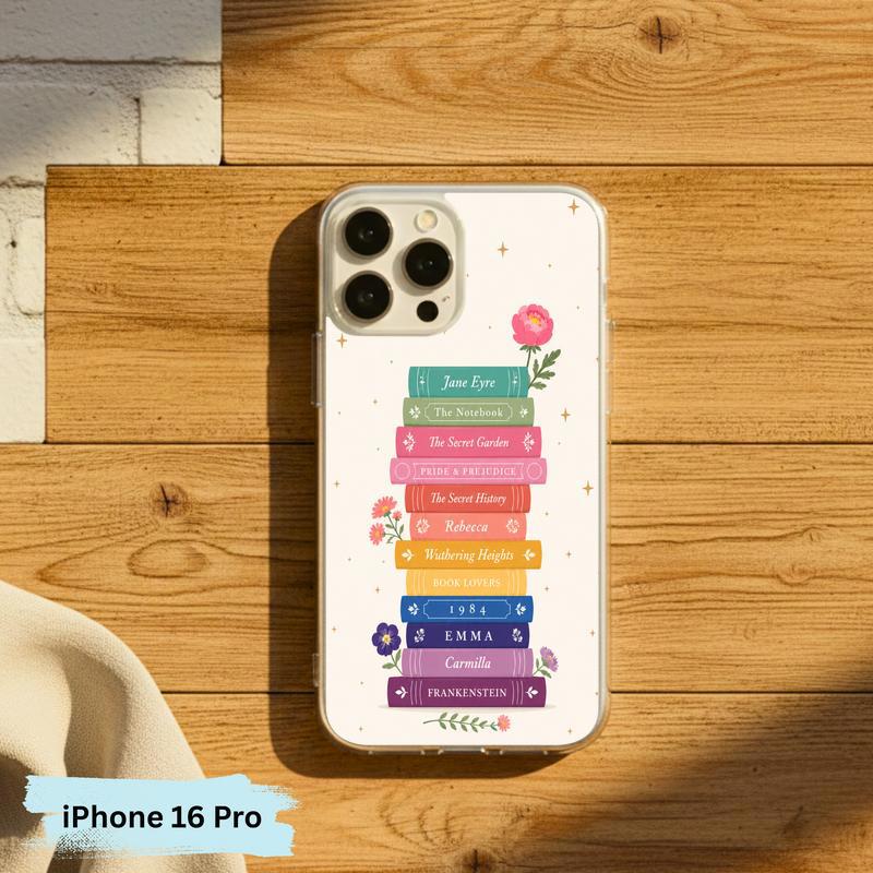 Colorful Book Stack - Classic Literature Phone Case IPhone