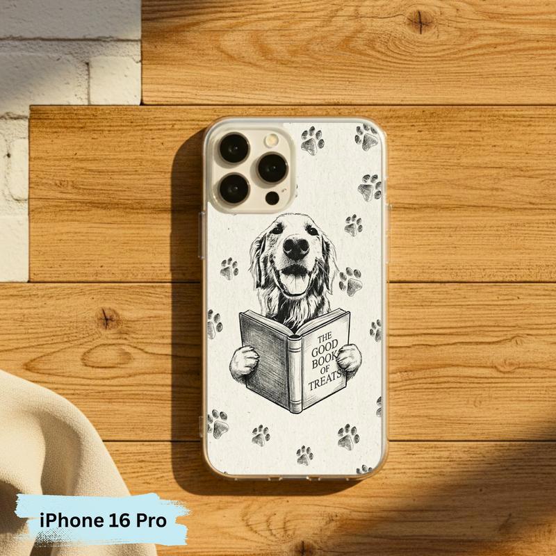 Funny Dog Reading Book - Book Lover Phone Case IPhone