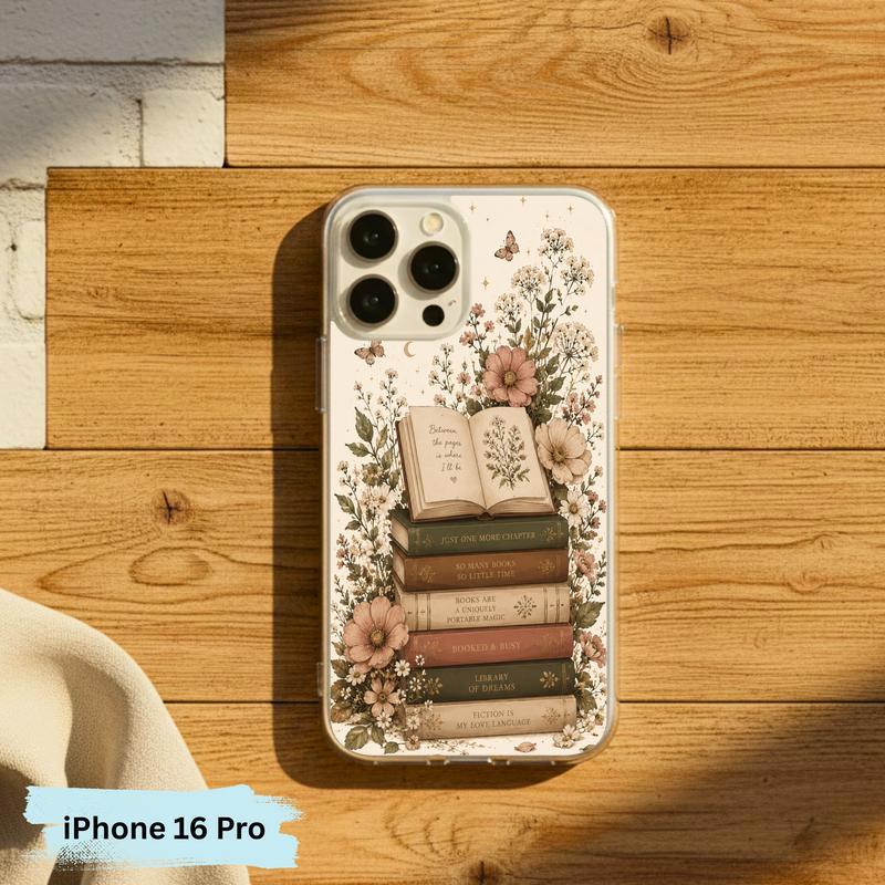 Library Of Dreams In Bloom - Vintage Reader Phone Case IPhone