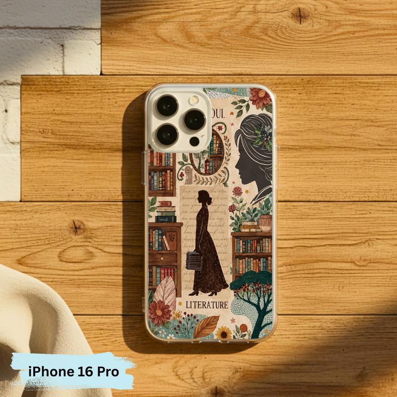 Literature Soul Aesthetic - Vintage Book Lover Collage Phone Case IPhone Literature Soul Aesthetic - Vintage Book Lover Collage Phone Case IPhone