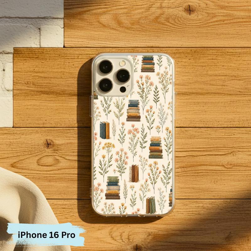 Romantic Reader Style - Vintage Floral Book Phone Case IPhone