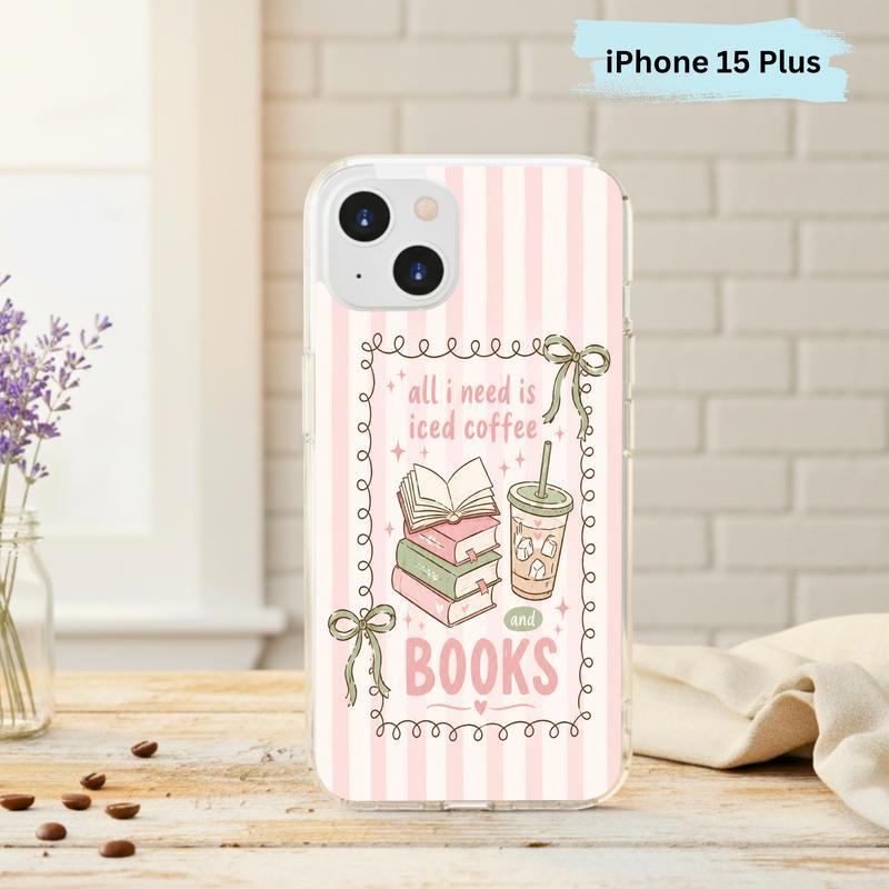 All I Need Is Books & Coffee - Cute Reader Phone Case IPhone