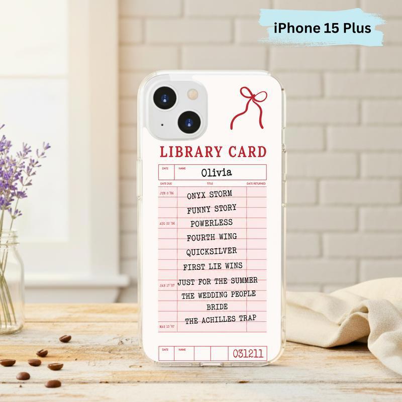 Classic Library Card Revival - Girl Phone Case IPhone