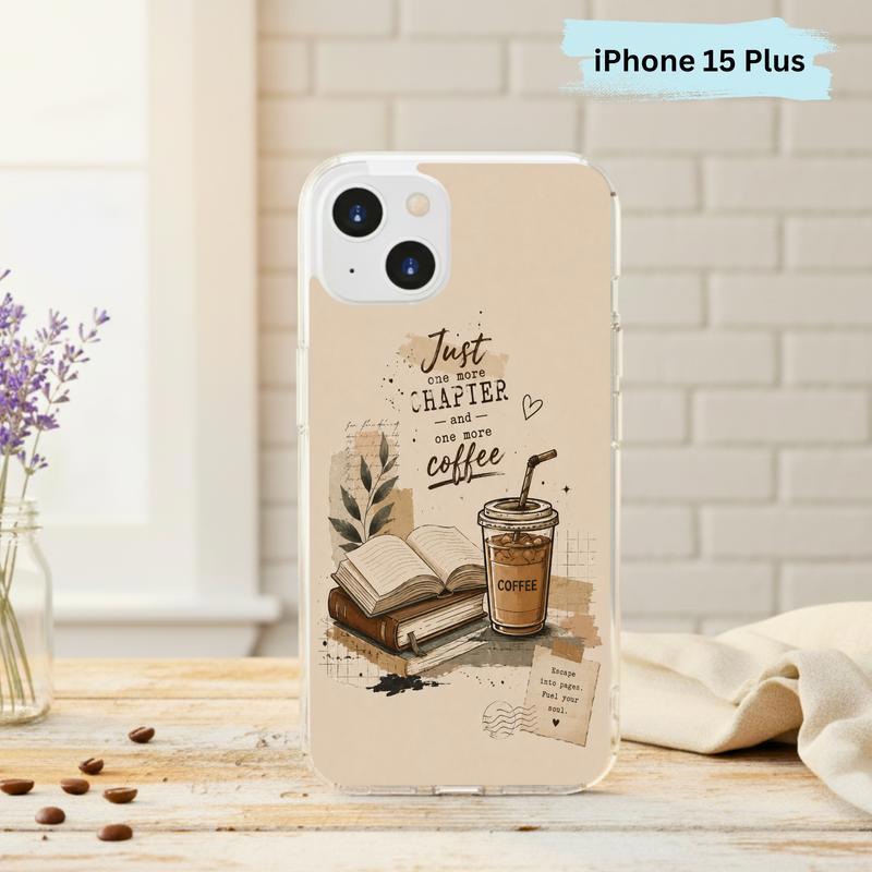 Coffee And Books Aesthetic - Book Lover Phone Case IPhone Coffee And Books Aesthetic - Book Lover Phone Case IPhone