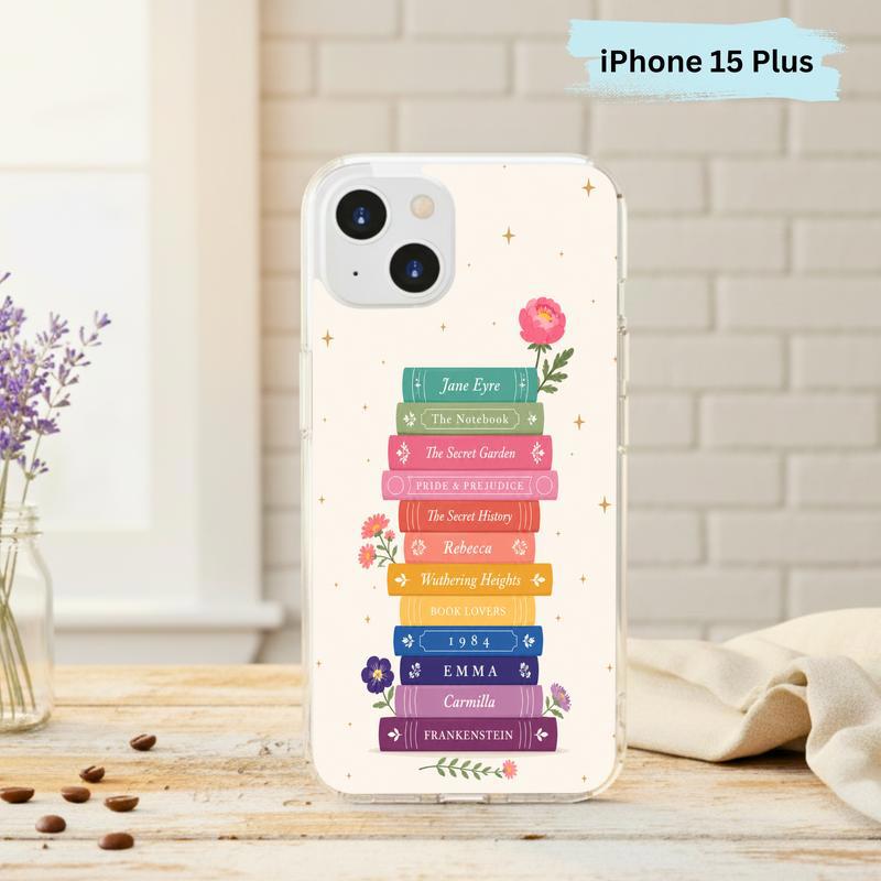 Colorful Book Stack - Classic Literature Phone Case IPhone
