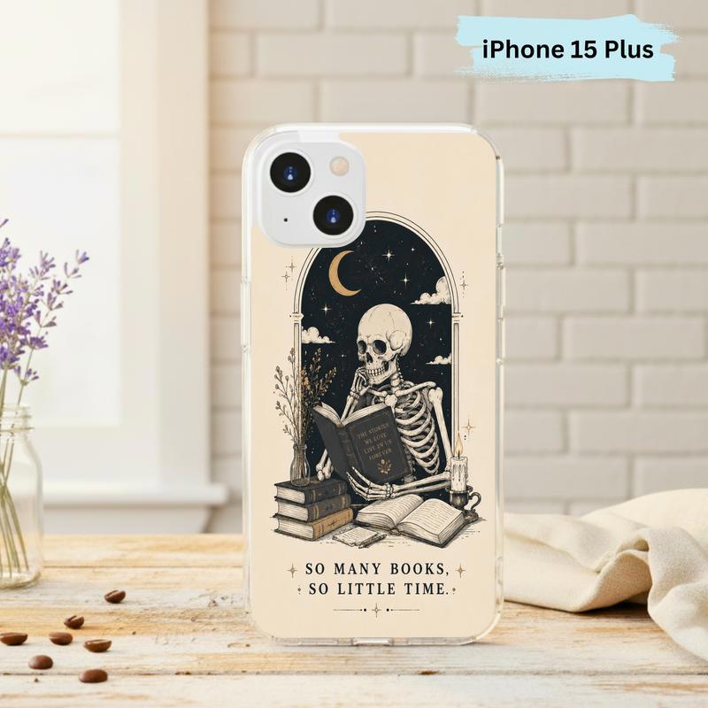 Dark Academia Book Lover - So Many Books So Little Time Phone Case IPhone Dark Academia Book Lover - So Many Books So Little Time Phone Case IPhone