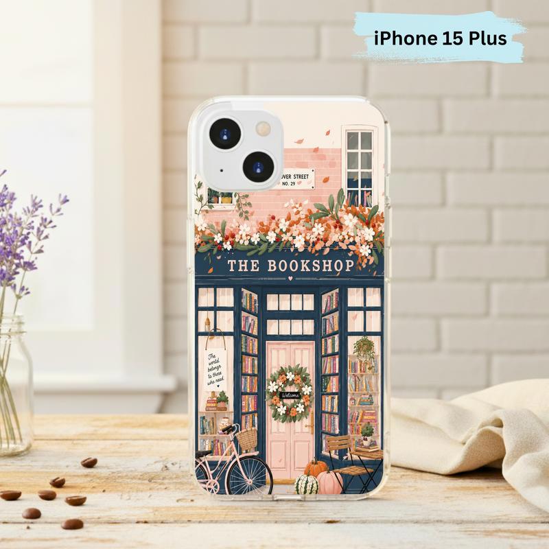 Lovely Gift For Book Lovers - Cozy Bookstore Phone Case IPhone Lovely Gift For Book Lovers - Cozy Bookstore Phone Case IPhone