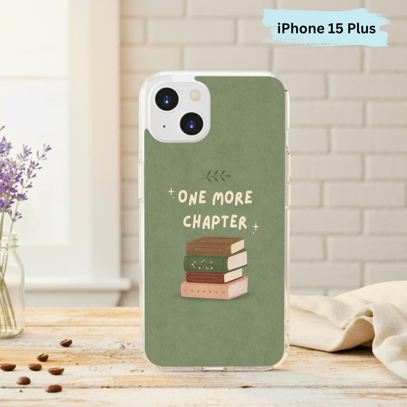 One More Chapter - Minimalist Book Stack Phone Case IPhone