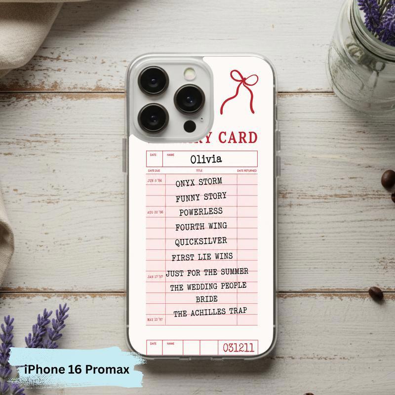 Classic Library Card Revival - Girl Phone Case IPhone