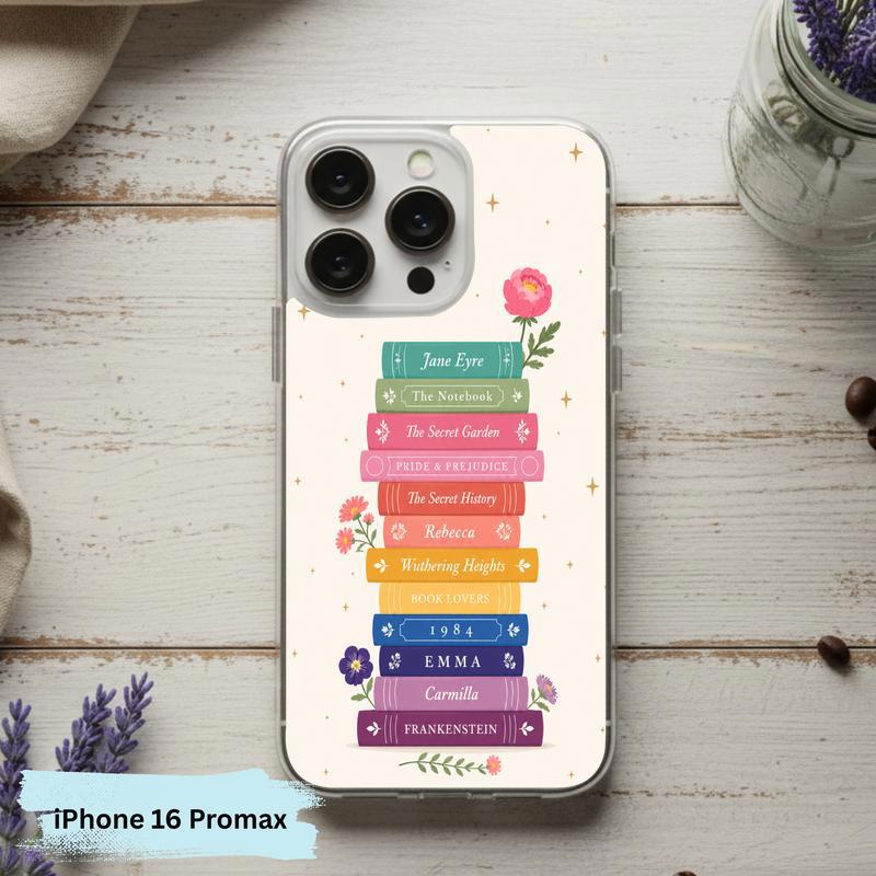 Colorful Book Stack - Classic Literature Phone Case IPhone