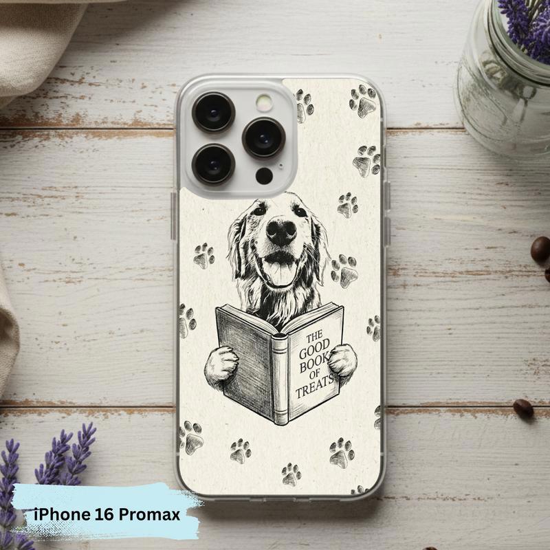 Funny Dog Reading Book - Book Lover Phone Case IPhone