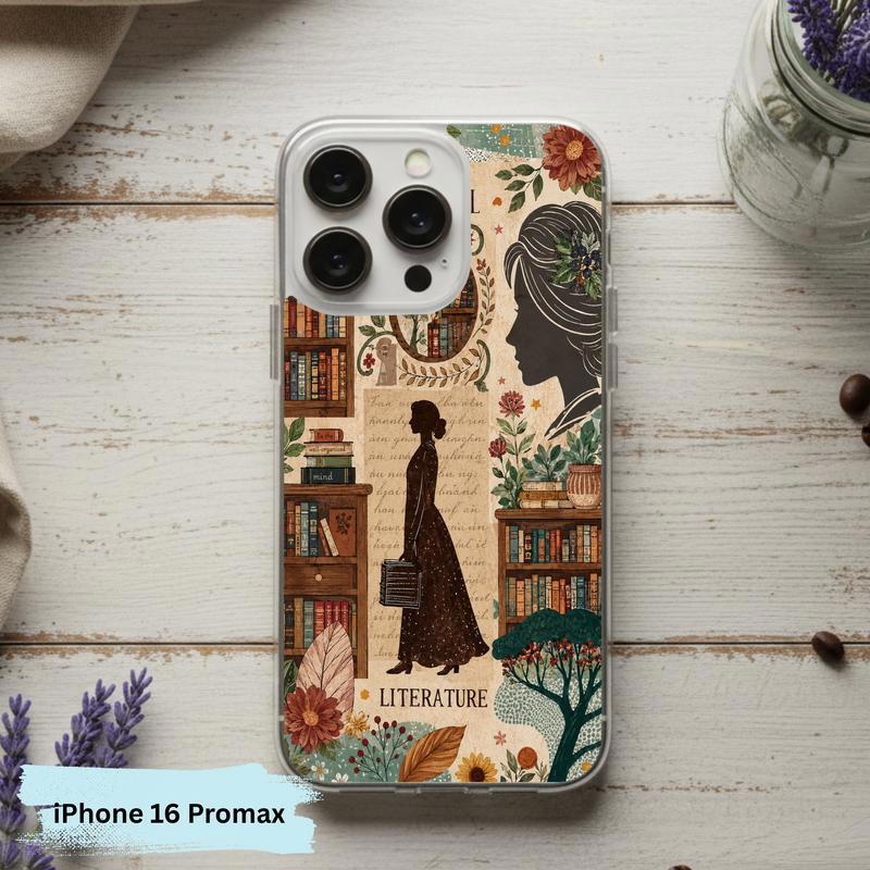 Literature Soul Aesthetic - Vintage Book Lover Collage Phone Case IPhone Literature Soul Aesthetic - Vintage Book Lover Collage Phone Case IPhone