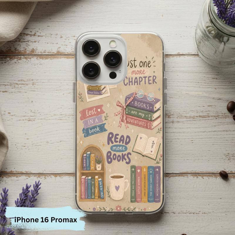 Read More Books Design - Cute Book Lover Phone Case IPhone