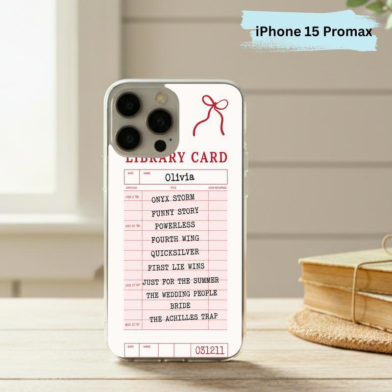 Classic Library Card Revival - Girl Phone Case IPhone