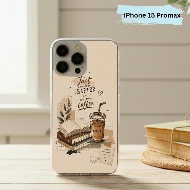 Coffee And Books Aesthetic - Book Lover Phone Case IPhone Coffee And Books Aesthetic - Book Lover Phone Case IPhone