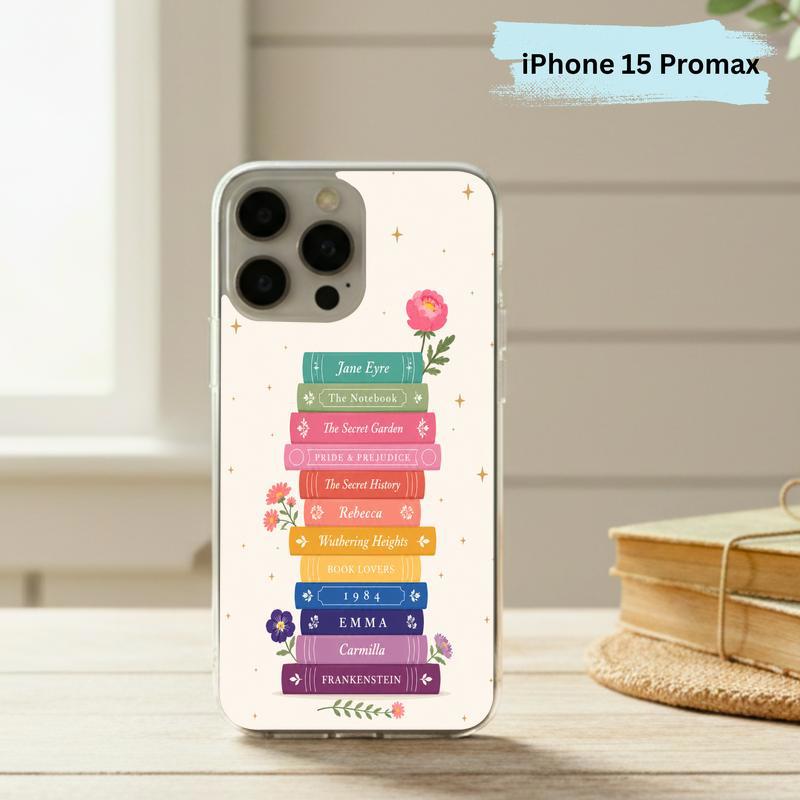 Colorful Book Stack - Classic Literature Phone Case IPhone