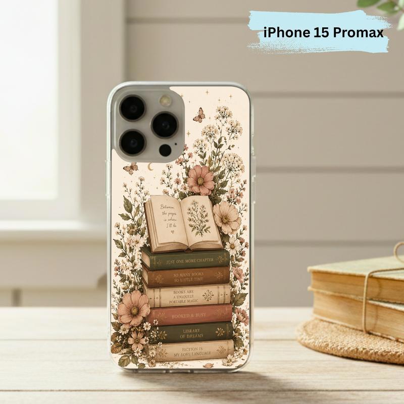 Library Of Dreams In Bloom - Vintage Reader Phone Case IPhone
