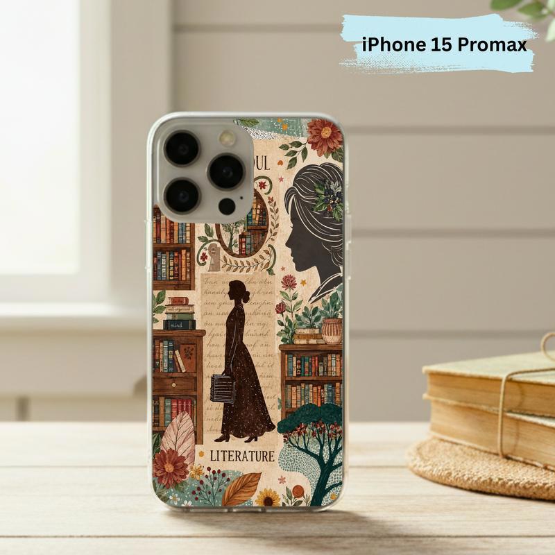 Literature Soul Aesthetic - Vintage Book Lover Collage Phone Case IPhone Literature Soul Aesthetic - Vintage Book Lover Collage Phone Case IPhone